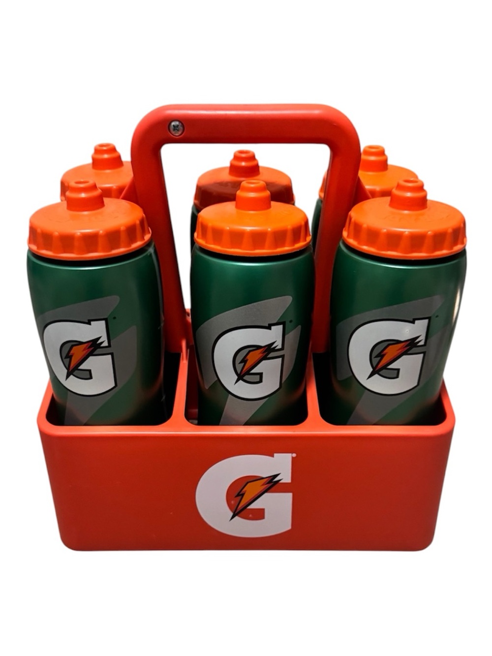 NEW Gatorade 🧡 6 Pack 32oz Bottles + Carrier 💧 Sports Hydration